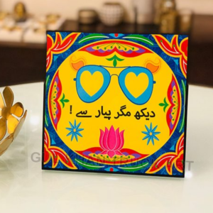 Pakistan truck art on acrylic frames for gift delivery